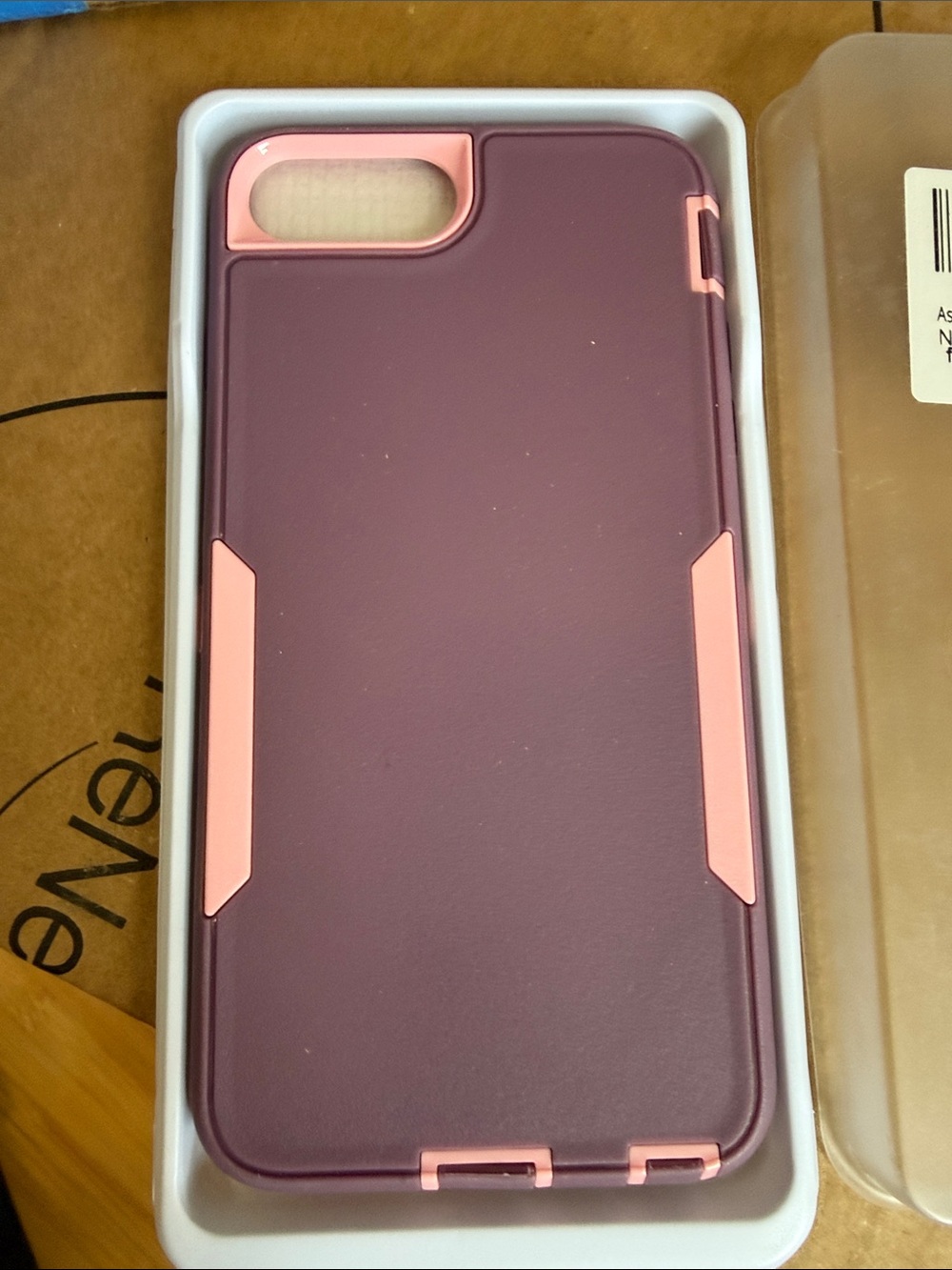 Asuwish Phone Case New - Purple with Pink Accents